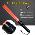 Rechargeable LED Traffic Baton Wand Signal Hand Indicator Light Stick Flash Warning Safety Multifunction. 