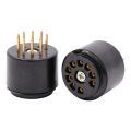 9Pin Vacuum Tube Socket Testing Saver for 6DJ8 12AX7 ECC83 B339 CV492 6L13 12AU7 ECC82 B329 Hifi Tube AMP.