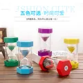 Hexagonal Sand Clock Timer Children's Safety Fall Protection Learning Restaurant Serving Time Glass Sand Clock Craft Gift. 