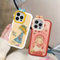 DEL for Redmi Note 12 4G Back Cover Lovely Girl Phone Case Monster Lens Camera Protection Mobile Cover. 