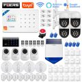 FUERS W181 GSM WIFI Tuya Smart Home Alarm System Kit Wireless Alarm Security System 3MP IP Camera Control Autodial Siren. 