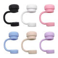 Reusable Silicone Straw Topper Eco-friendly Leak-proof Dust-proof Straw Cover Compatible Stanley Cup Fit Spill Stopper for.