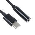 1Pcs USB Type C 3.1 Male to Mini USB 2.0 5 Pin Female Data Adapter with 2Pcs USB C to 3.5mm Headphone Jack Adapter. 