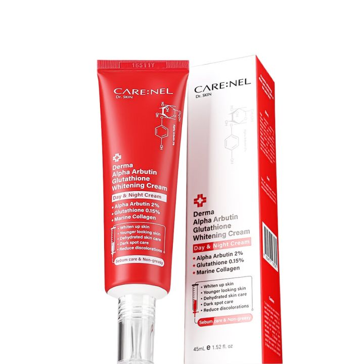 CARE:NEL Derma Alpha Arbutin Glutathione Whitening Cream 45 ml