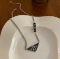 Barbara Bangladesh Jewelry Cool Girl Korean Letter B Triangle Brand Necklace -  Necklace For Girls. 