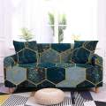 China Digital Print 3+2 Seats Sofa Cover.