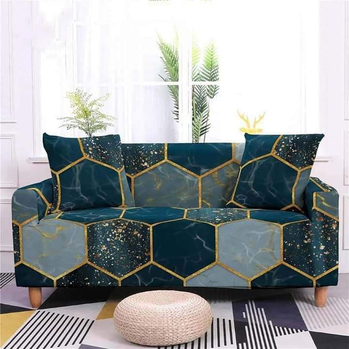 China Digital Print 3+2 Seats Sofa Cover