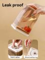 WORTHBUY Food Storage Container Spice Jar Set Kitchen Box Bulk Sealed Jar Refrigerator Transparent Storage Bottle Tea Tank. 