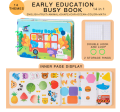 Learning Game Montessori Activity Book Paste Sticker Logical Life Ability Sorting Educational Matching Toddler For Kids Gift MuXiaRe. 