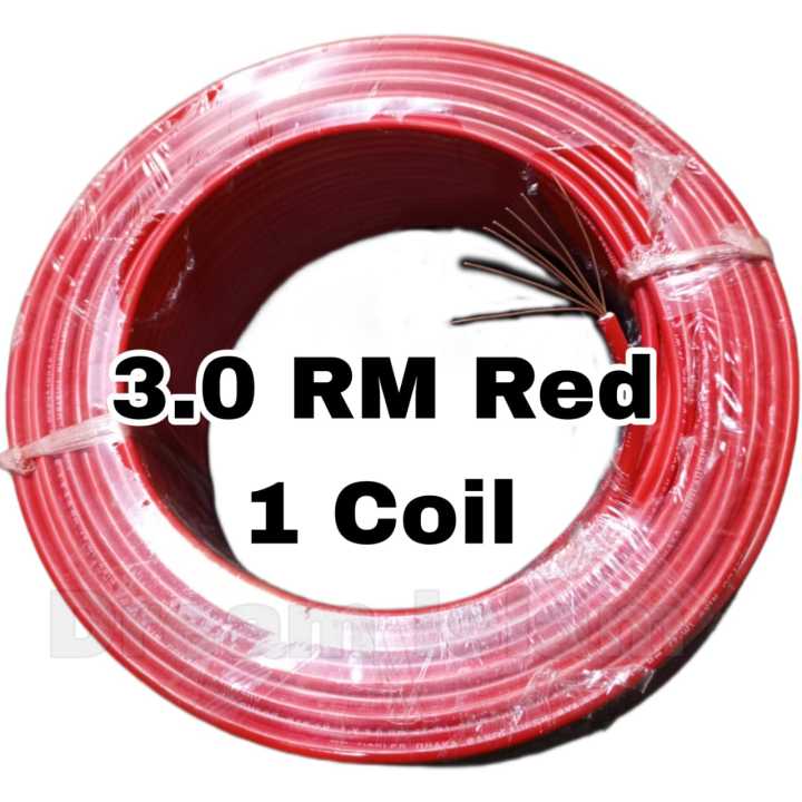 House%20Wiring%20Cable%203.0%20RM%20Fire%20Proof%201%20COIL%20Cable%20mm%20Cable%20BYA-FR%20Red%20And%20Black%20Electric%20Wiring%20Cable%207/22%20-%20Image%202