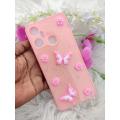 New ladies back cover For Infinix Smart 6 Plus - butterfly phone case. 