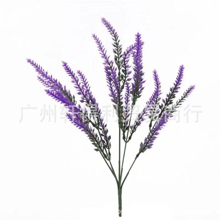 Wholesale%20Simulation%20Wheat5Fork%20Lavender%20Artificial%20Flower%20Plastic%20Flowers%20Artificial%20Fake%20Flower%20Small%20Handle%20Bunch%20Home%20Wedding%20Decoration%20-%20Image%202