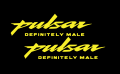 Pulsar logo 2 Sticker for bike. 