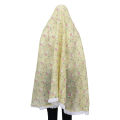 100% cotton modana orbindu print fabric muslim womens namaj hijab best quality orna-scarf-heejab Light yellow printed.