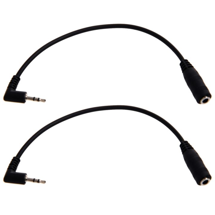 2pcs%202.5mm%20(Male)%20to%203.5mm%20(Female)%20Stereo%20Audio%20Jack%20Adapter%20-%20Image%203