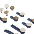 Pants Button Extender, Detachable 12Pcs Soft Silicone Ring Pants Extender Button for Trousers.