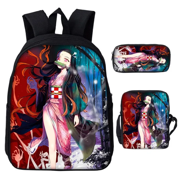 Beautiful%20Kamado%20Nezuko%20Backpack%20Boys%20Girls%20Demon%20Slayer%20School%20Bag%203%20Pcs%20Set%20Book%20Bags%20Pencil%20Bag%20Back%20To%20School%20Gifts%20Mochila%20-%20Image%202