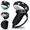 Silicone Protective Cover For Oculus Quest 2 Accessories Case VR Headset Head Face Cover Eye Pad Controller Cover Grip Full Set. 