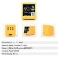Decoration. DIY Cute GIF Animations and Electronic Album function MINI Size Smart Weather Station Clock for Gaming Desktop. 