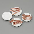 16Pcs Miniature Fork Spoon Plate Tableware Dollhouse Kitchen Decoration.