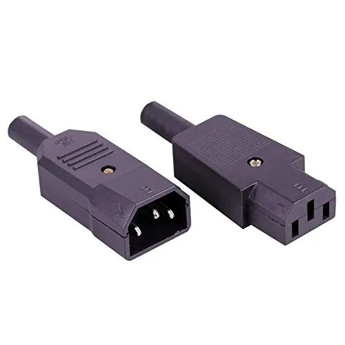 IEC%20Direct%20Plug%20Connector%20Male/Female%2010A%20250V%20Black%20Master%20Plug%20and%20Public%20Plug%20Removable%20Wire%20Power%20Connector%203pin%20AC%20Socket%20-%20Image%202