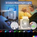 Portable Fan SMILING SHARK Cooling Fan Mini Air Conditioner Evaporative Air Cooler Water Fan with 5 Sprays, 7 Colors LED Personal AC USB Desk Fan Best Office,Home Kitchen,Bedroom,Dorm,Outdoor Camping. 