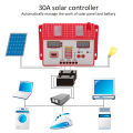 30A AMP MPPT Solar Panel Regulator Charge Controller 12V/24V With LED Display. 