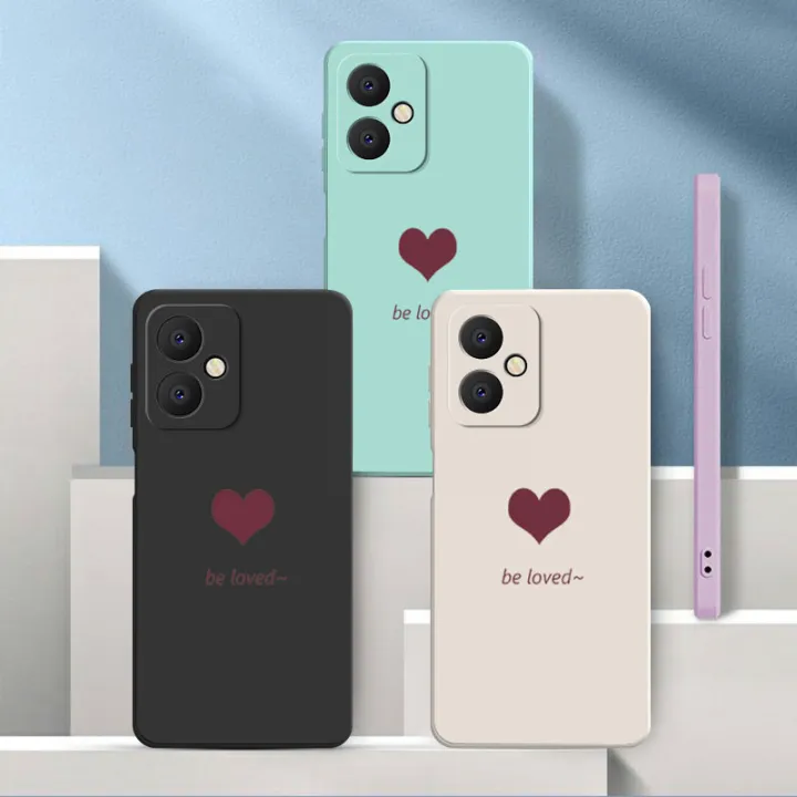 VIVO%20Y27%204G%20Stylish%20Love%20Heart%20Rubber%20Phone%20Cover%20Liquid%20Silicon%20Case%20Shockproof%20Casing%20-%20Image%202