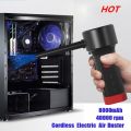 Cordless Handheld Electric Air Duster Wireless rechargeable Vacuum Cleaner Compressed Air Blower for home Car Computer Keyboard-TAD06WT. 