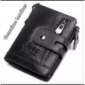 Jeep Black 100% Leather Wallet For Man - Wallet For Men - মানি ব্যাগ. 