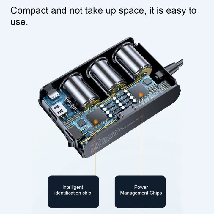 Car%20Chargers%20128W%20PD+QC3.0%20Quick%20Charging%20Adapter%203-Socket%20Power%20Splitter%2012-24V%20with%204%20USB%20Ports%20Volatge%20Display%20On-Off%20Switch%20for%20Car%20Truck%20SUV%20-%20Image%202