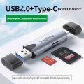 VegGieg Card Reader USB 3.0 to PC Laptop Accessories Multi Smart Card Reader SD Micro SD TF Memory Card Adapter. 