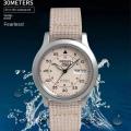 Original SEIKO SNK805 Automatic Stainless Steel Watch with Green Canvas Quartz Watch Fashion Casual Watch 5. 