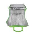 2X Foldable Large Cooler Bag Portable Food Cake Insulated Bag Aluminum Foil Thermal Box Green.