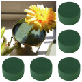 TWEXQNY 30Pcs Wedding Aisle DIY Craft Floral Arrangement Water-Absorbing Home Garden Green Flower Foam Fresh-Keeping Round Brick.