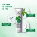 NIOR DEEP CLEAN TEA TREE GEL FACE WASH - 100ML.