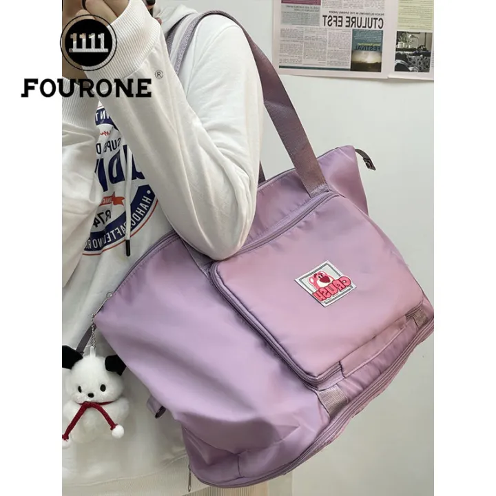 FOUR%20ONETravel%20Bag%20Large%20Capacity%20Women's%20Oversized%20Travel%20Hand-Carrying%20Short%20Travel%20Lightweight%20Student%20Storage%20Luggage%20Bag%20-%20Image%204