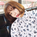 Female Air Bangs Short Straight Hair bobo Rinka Haircut Wig Store Synthetic Wigs.