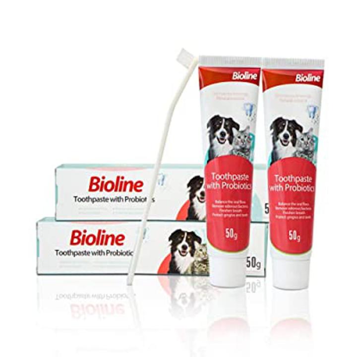 Bioline Pet Toothpaste with Probiotics for Dogs