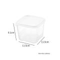 New Food Grade Plastic Refrigerator Preservation Box Transparent Sealed Split Storage Box Heat-resisting Cold Resistance Food Sealing Box Refrigerator. 