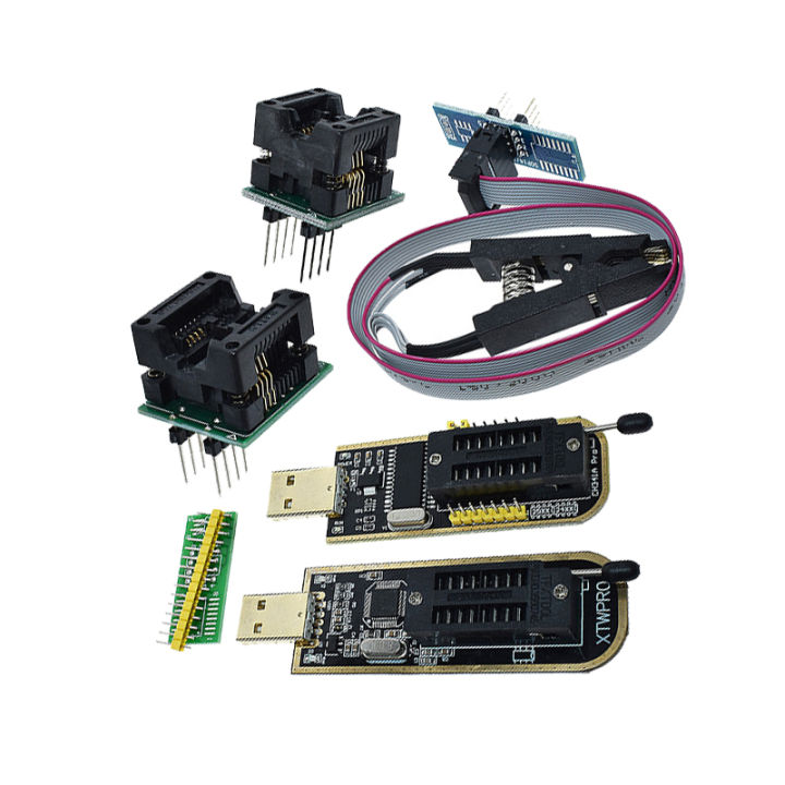 【High-quality】 CH341A XTW100 24 25 Series EEPROM Flash BIOS CH341 USB ...