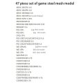 【Universal Car Parts Store】(NEW)47Pcs/Set Game Consoles Directly Heating BGA Stencil BGA Jig BGA Reball Kit for XBOX 360CPU PS3-CPU WII GPU CXD2949CGB.