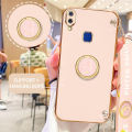 AnDyH Phone Case for Vivo Y95 Y93 Y91 Y91i 1807 1816 1817 1811 Original Casing with Clock Standand Lanyard. 