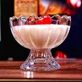 Crystal Clear Glass Ice Cream/Dessert Bowl Set (6 Pieces) OLiLA N008. 