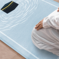 Prayer Rug Prayer Mat for Ramadan Portable Soft Meditation mat Pink. 