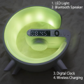 LED G-Lamp Wireless charger RGB Light Bluetooth Speaker. 