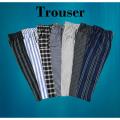 Mixed Cotton Trouser For Men Multicolor Random Design - 1 Piece. 