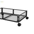 under Bed Storage Containers, under Bed Rolling Storage under Bed Metal Bedroom Large Storage Organizer for Book, Bedding Blanket Clothes, Toys. 