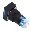 Push Button Switch Small Self Locking Safe ABS Housing 25 Pcs Long Usage Time Switch Button with Control Light for Electromagnetic Starter. 