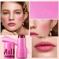 Milk Makeup Jelly Tint Stick 3-in-1 Blush Lipstick Eye Makeup Moisturizing Glossy Lip Balm Natural Cheek Lip Eye Cosmetic.
